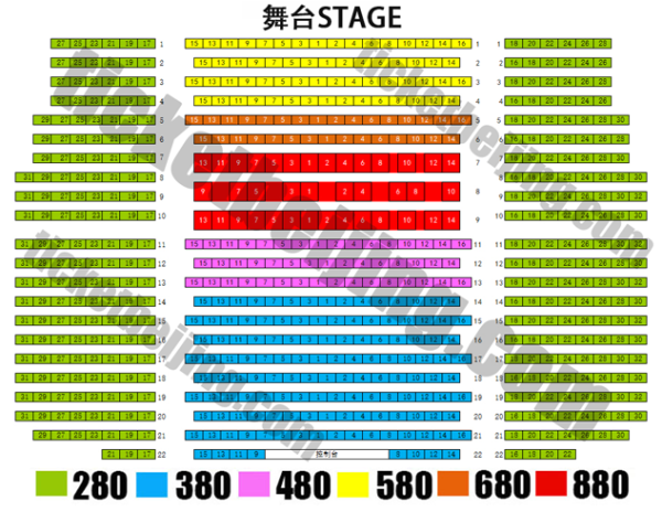 red theatre beijing seating chart